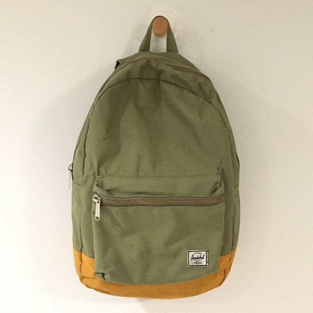 Herschel Supply Co. Olive & Yellow Backpack